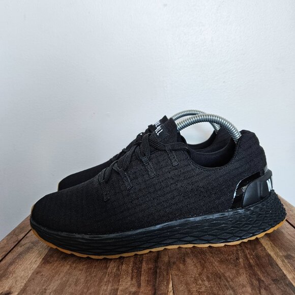 Nobull Allday Ripstop Runner Shoes Womens 8.5 Black Athletic Workout Gum Sneaker - Picture 1 of 8